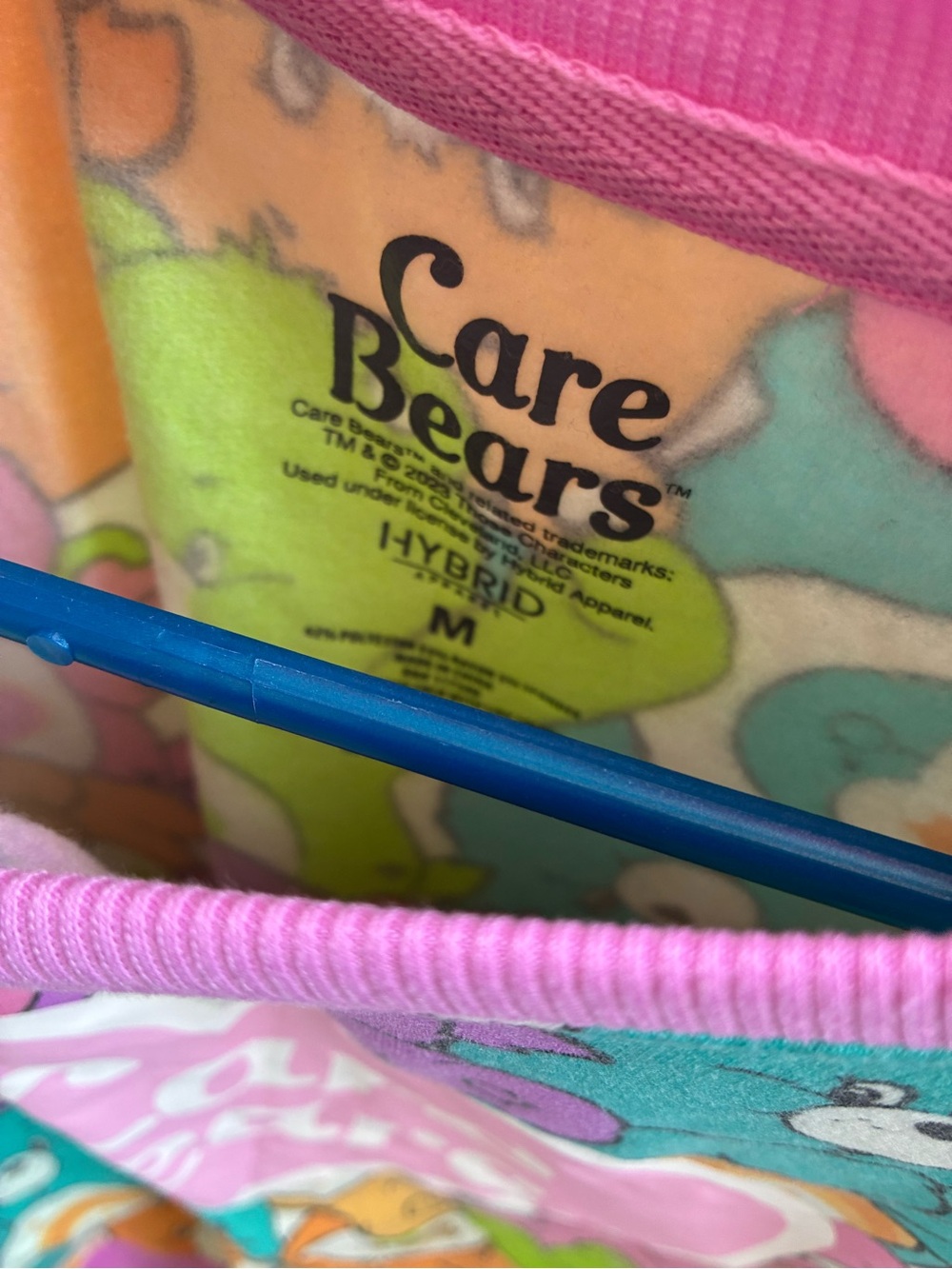 Care Bears Multicolor All-Over Print Crewneck Sweatshirt with Pink Heart Logo - Picture 4 of 4